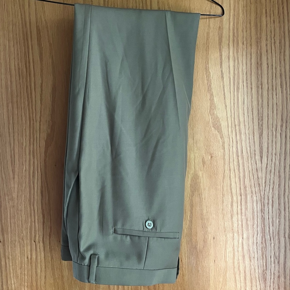 Alberto Cardinali Mens Dress Pants Beige
